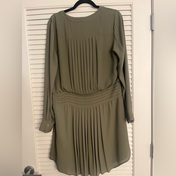 WHBM Olive Green Women's Dress - Picture 2 of 3